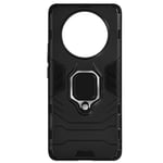 Case for Realme 11 Pro and 11 Pro Plus, Hybrid with Ring Support, Black
