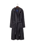 Lexington Quinn Unisex Morgonrock med luva Charcoal L