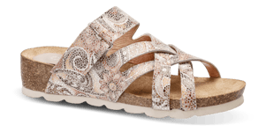 Nordic Softness Damesandal Rosa Multi - Str. 40 - Skinn/pu/