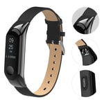 Xiaomi Mi Smart Band 4 genuine leather watch band - Black