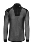 Brynje Super Thermo Zip Polo, Shirt w/Shoulder inlay Black XL