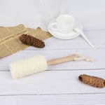 Wooden Long Handle Cup Brush Milk Bottle Teapot Cleaner Scrubber