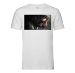 T-Shirt Homme Col Rond Apex Legends Bloodhound Battle Royale Jeux Video Masque