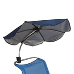 Parasol de chaise avec pince, parasol de chaise de plage réglable universel, Protection UV, parasol de chaise de Patio, chaise de plage