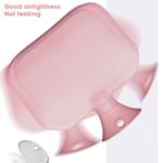 (Pink)1.5L Hot Water Bottle With Velvet Cover Large Capacity Hot Water Bag Hot