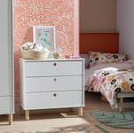 DS Habitat Kids Eden 3 Chest of Drawers - White