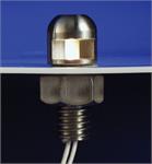 DEI DEI030309 lampbultar nummerskylt med 2 extra bultar, polerade