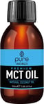 Pure World Natural MCT Coconut Oil 100ML 100% and Undiluted.