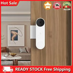 Doorbell Door Mount for Blink Video Doorbell/Google Nest Doorbell (White)