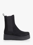 Vagabond Shoemakers Tara Suede Wedge Chelsea Boots, Black