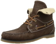 Tommy Hilfiger Homme Cain 1N Sneakers Hautes, Marron (212 Coffee Bean), 43
