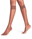 FALKE Women's Shelina 12 DEN W KH Ultra-Sheer Plain 1 Pair Knee-High Socks, Brown (Espresso 5188), 2.5-5