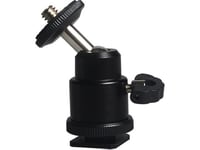 Commlite Head Ball Head 3D With 1/4 '' Thread For Hot Shoe/Sled And 1/4 Thread