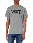 Vans Men's Classic Vans Drop V T-Shirt, Grey Heather-black, XL