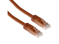 ACT Brown 1.5 meter U/UTP CAT6 patch cable with RJ45 connectors