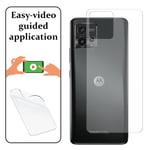 For Motorola Moto G72 Back Protector Cover - Clear TPU FILM