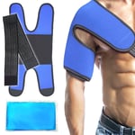 Shoulder Ice Pack Wrap for Injuries Reusable Shoulder Hot Cold Compress Gel Ice