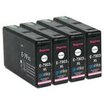 4 Magenta XL Ink Cartridges to replace Epson T7903 (79XL) non-OEM / Compatible