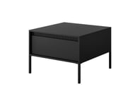 Soffbord: en låda, Möbelfärg: svart,