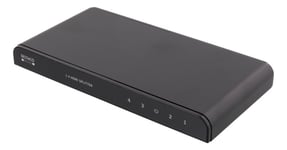 DELTACO PRIME HDMI Splitter, 1 to 4 splitter, 4K, HDCP, 3D, black