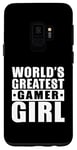 Galaxy S9 Gamer Girl Funny - World's Greatest Gamer Girl Case