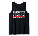 Mens Manchester is best city over London Tank Top
