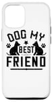 Coque pour iPhone 12/12 Pro Dog My Best Friend - Funny Dog Lover