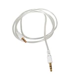 DAM. Câble d'extension double Jack 3,5 mm Couleur : Blanc