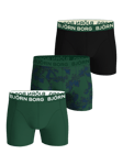 Björn Borg 3-Pack Kalsonger Grön/Print/Svart S -