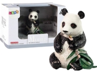 LeanToys samlarfigur Stor panda med bambu