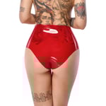 Late X Briefs med Strap-On Dildo - Röd - XL