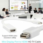 Mini Display Port Dp To Hdmi Adapter Cable Hdtv For Mac Book Air/pro Projector