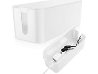Kabel 4Kom.Pl Kabelarrangör Golvbehållare Kabelbox Alogy Box L 40Cm Storlek Bl
