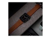 Native Union Classic - Klockräm För Smart Klocka - Brun - För Apple Watch Hermès Series 7, Hermès Series 9, Nike Series 7, Series 10, Series 8, Series 9