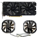For HASEE RTX2060 GTX1660ti 6GB Graphics Card Cooling Fan Dual-Fans Accessories