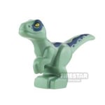 LEGO Animals Mini Figure - Baby Raptor Dinosaur - Sand Green