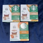 Nescafe Dolce Gusto Starbucks  Latte Macchiato 2 Boxes and 1 Caramel (36 drinks)