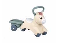 SMOBY Little First Pony Ride-On Pony med släpvagn