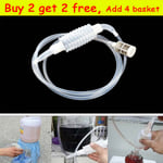 Brew Syphon Tube Pipe Hose Wine Beer Making Brewing Tool Long 2.0m for Home AF