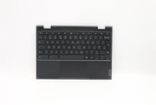 Lenovo Chromebook 100e 2nd Keyboard Palmrest Top Cover UK Black 5CB0T79754