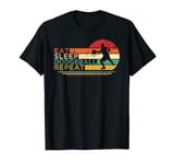 Eat Sleep Dodgeball Repeat - Funny Dodgeball Player Vintage T-Shirt