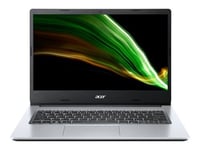 Acer Aspire 1 A114-33 - Intel Celeron - N4500 / jusqu'à 2.8 GHz - Win 11 Home in S mode - UHD Graphics - 4 Go RAM - 128 Go eMMC - 14" TN 1920 x 1080 (Full HD) - Wi-Fi 6 - Argent pur - clavier : Français