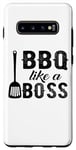 Coque pour Galaxy S10+ BBQ Like A Boss - Funny Barbeque Lover