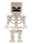 LEGO Minecraft Skeleton Cube Head Minifigure From 21118