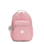 Kipling SEOUL Large Backpack with Laptop Protection BRIDAL ROSE Pink RRP £98