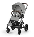 Cybex Balios S Lux sittvagn 2024, stone grey/silver chassi