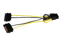 Startech.Com 6In Sata Power To 8 Pin Pci Express Video Card Power Cable Adapter - Sata To 8 Pin Pcie Power - Strömkabel - Sata-Ström (Hane) Till 8-Stifts Pcie-Ström (Hane) - 15 Cm