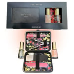 TED BAKER MANICURE GIFT SET Nail & Cuticle Oil Polish Nippers Buffer Foot File
