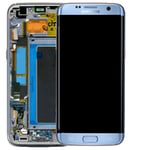 Samsung Galaxy S7 Edge Skärm med LCD-display, Blå - Original