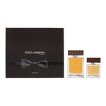 D&G THE ONE FOR HIM GIFT SET 100ML EDT SPRAY + 30ML EDT SPRAY - NEW - FREE P&P